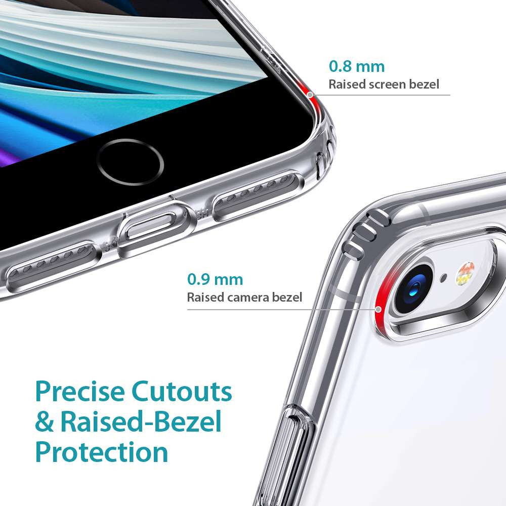 Apple iPhone 7/8/SE2020 ESR Back Cover Met Kickstand Transparant afbeelding 6