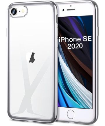 ESR Essential iPhone 7/8/SE 2020 Hoesje TPU Back Cover Zilver Hoesjes