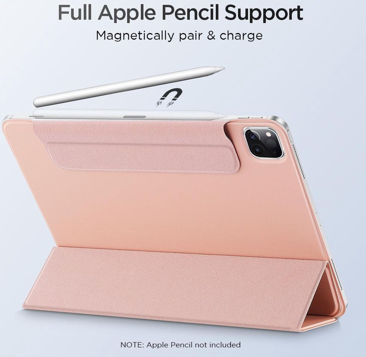 ESR Rebound Book Case Apple iPad Pro 12.9 2018 / 2020 Rose Goud afbeelding 5