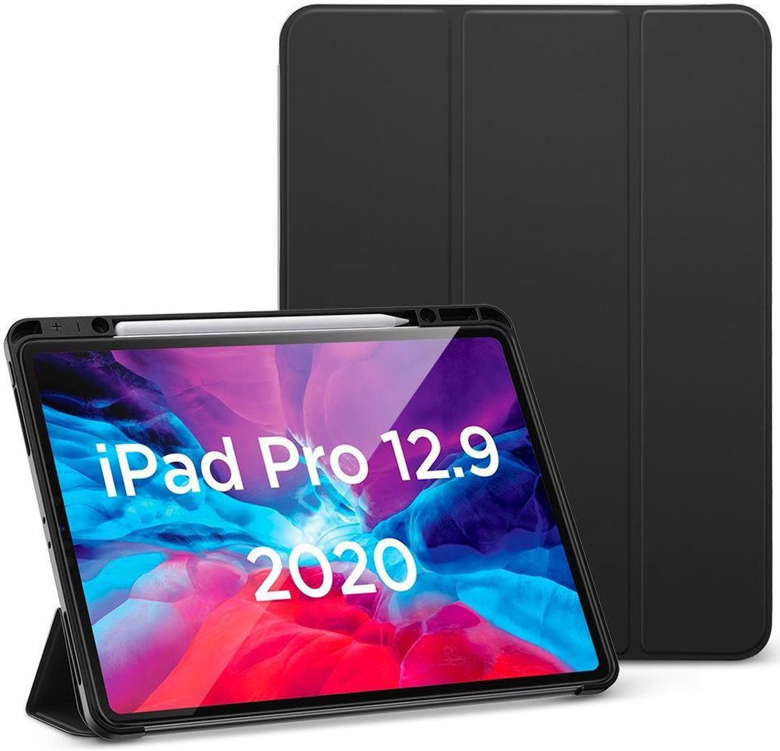 ESR Rebound Pencil Book Case Apple iPad Pro 12.9 2018 / 2020 Zwart afbeelding 1