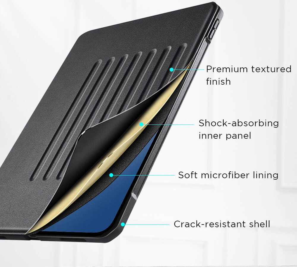 ESR Sentry Stand Cover Apple iPad Pro 12.9 2018 / 2020 Zwart GSMpunt.nl