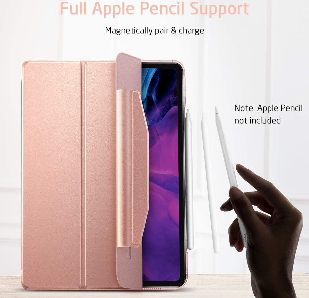 ESR Yippee Tri-fold Cover iPad Pro 11 (2018/2020/2021) Hoes Roze Goud afbeelding 4