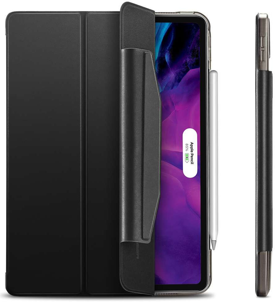 ESR Yippee Tri-fold Cover Apple iPad Pro 12.9 2018 / 2020 Zwart afbeelding 2
