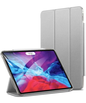 ESR Yippee Tri-fold Cover Apple iPad Pro 12.9 2018 / 2020 Zilver Hoesjes