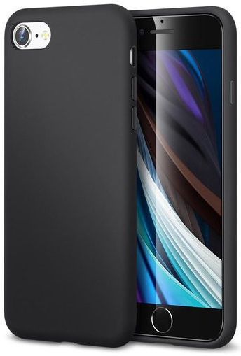 ESR Yippee Apple iPhone 7/8/SE 2020 Siliconen Hoesje Zwart afbeelding 1