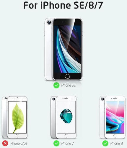 ESR Yippee Apple iPhone 7/8/SE 2020 Siliconen Hoesje Groen afbeelding 11