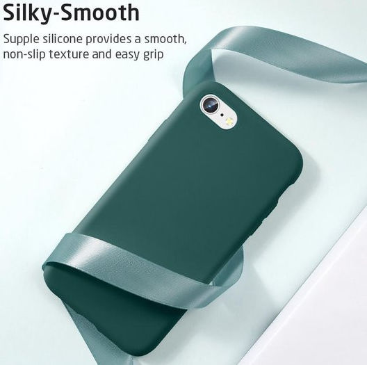 ESR Yippee Apple iPhone 7/8/SE 2020 Siliconen Hoesje Groen afbeelding 9