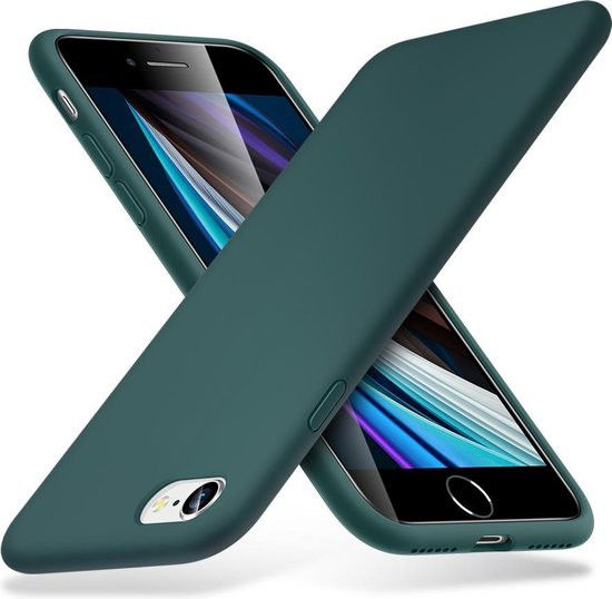 ESR Yippee Apple iPhone 7/8/SE 2020 Siliconen Hoesje Groen afbeelding 2