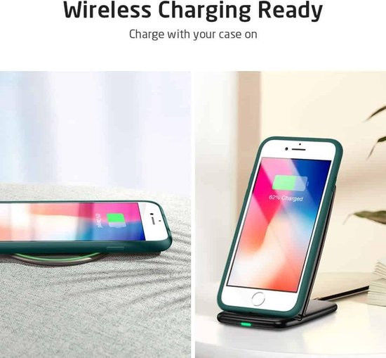 ESR Yippee Apple iPhone 7/8/SE 2020 Siliconen Hoesje Groen afbeelding 4