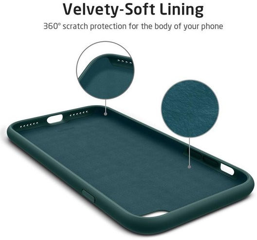 ESR Yippee Apple iPhone 7/8/SE 2020 Siliconen Hoesje Groen afbeelding 6