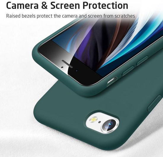 ESR Yippee Apple iPhone 7/8/SE 2020 Siliconen Hoesje Groen afbeelding 7