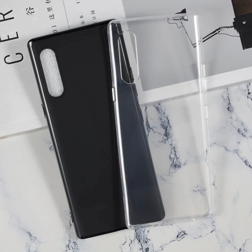 LG Velvet Hoesje Dun TPU Transparant afbeelding 3