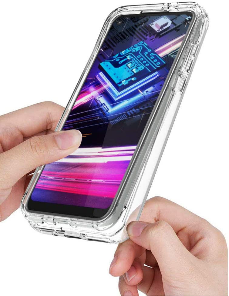 Motorola Moto G 5G Plus Hoesje Dun TPU Transparant afbeelding 2