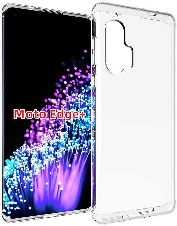 Motorola Edge Hoesje Dun TPU Transparant afbeelding 1