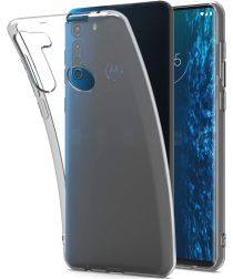 Motorola One Fusion Plus Hoesje Dun TPU Transparant