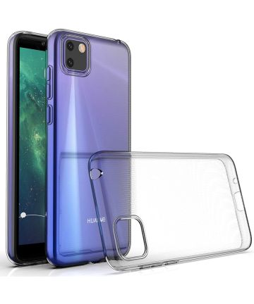 Huawei Y5p Back Cover Dun TPU Transparant Hoesjes