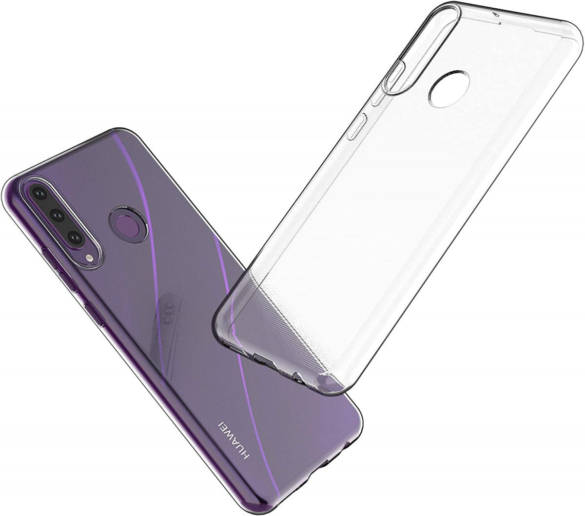Huawei Y6p Back Cover Dun TPU Transparant afbeelding 5