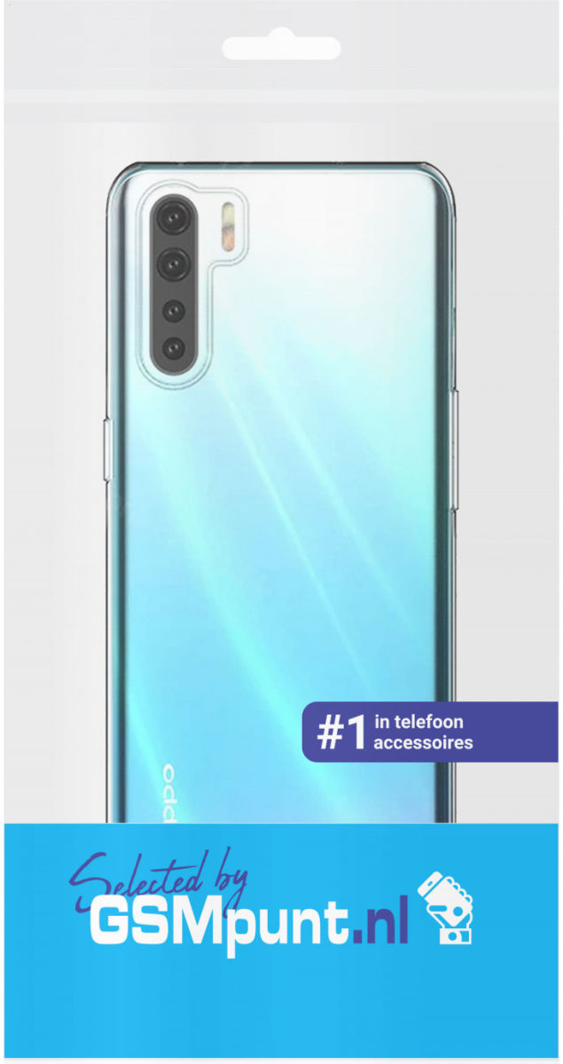 Oppo A91 Hoesje Dun TPU Transparant afbeelding 2