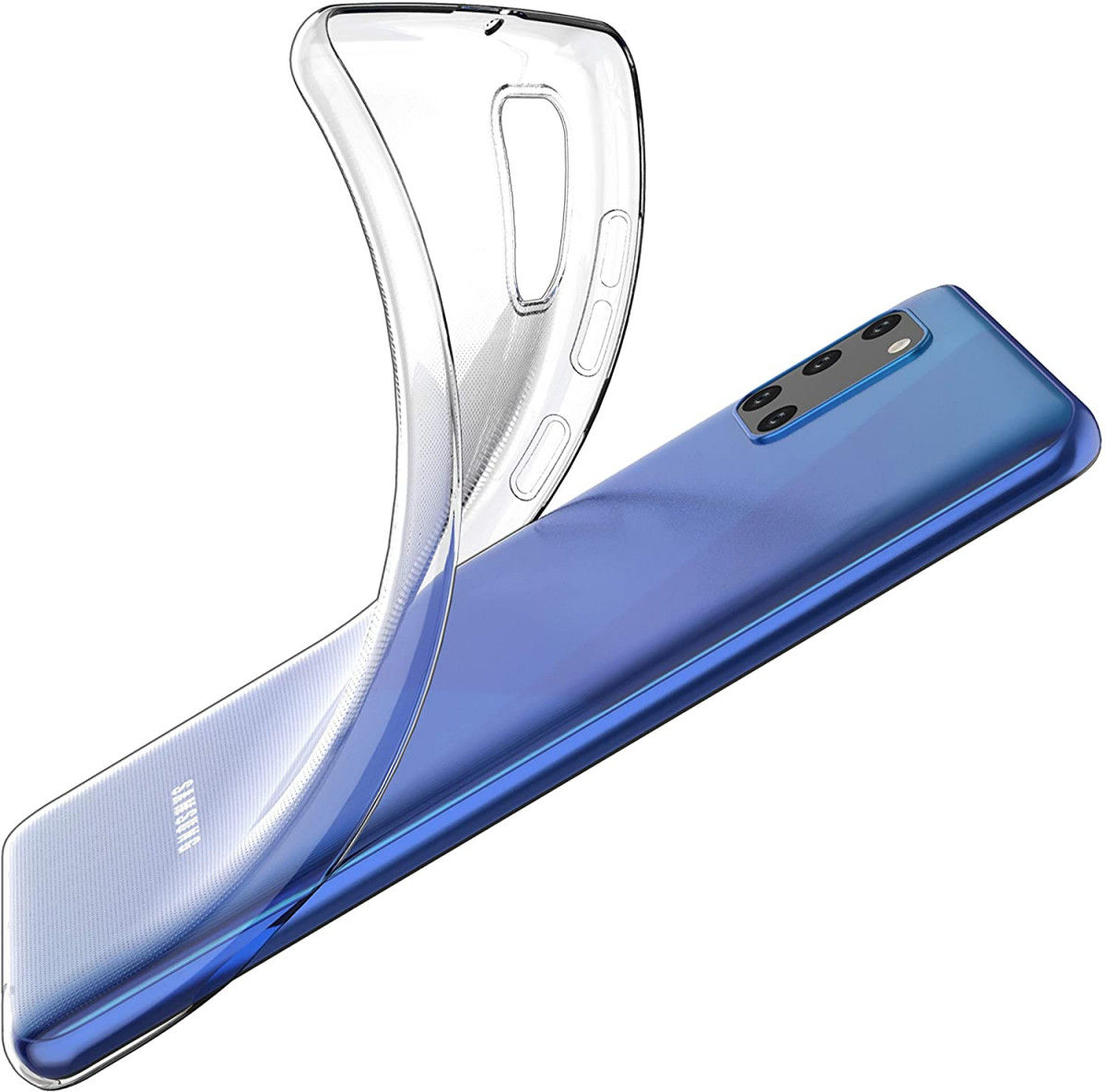 Samsung Galaxy A31 Hoesje Dun TPU Back Cover Transparant afbeelding 4