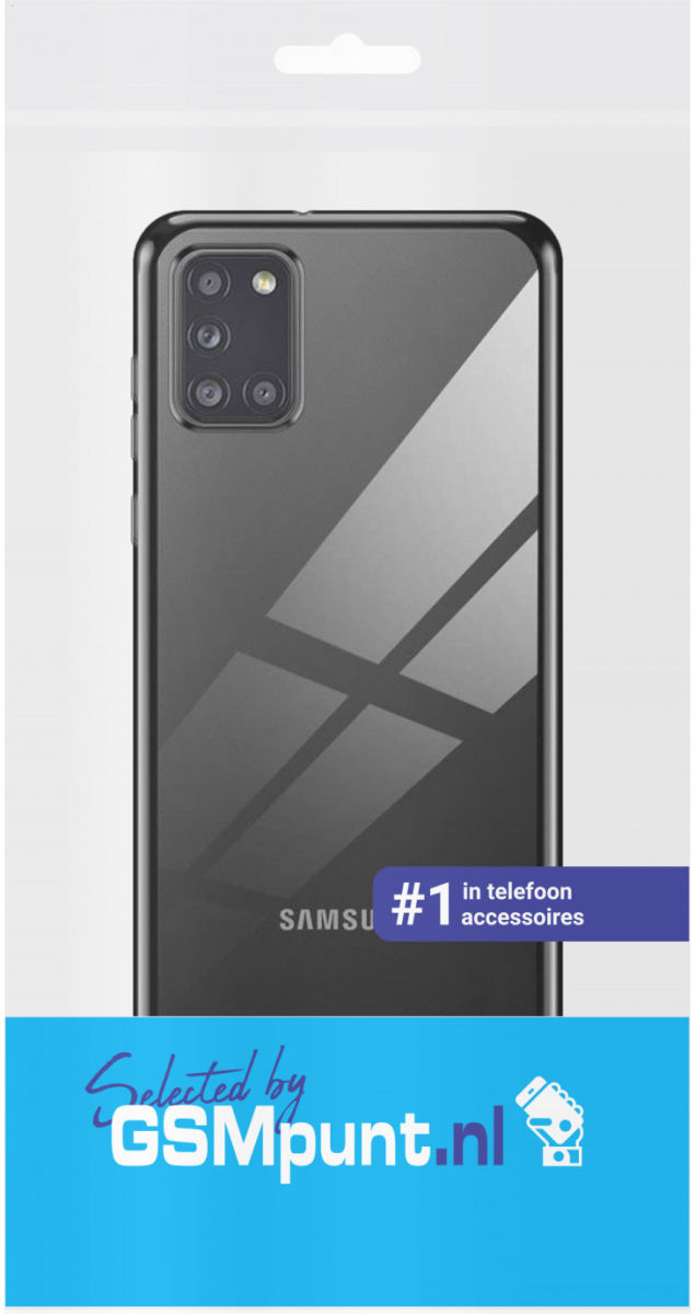 Samsung Galaxy A31 Hoesje Dun TPU Back Cover Transparant afbeelding 2