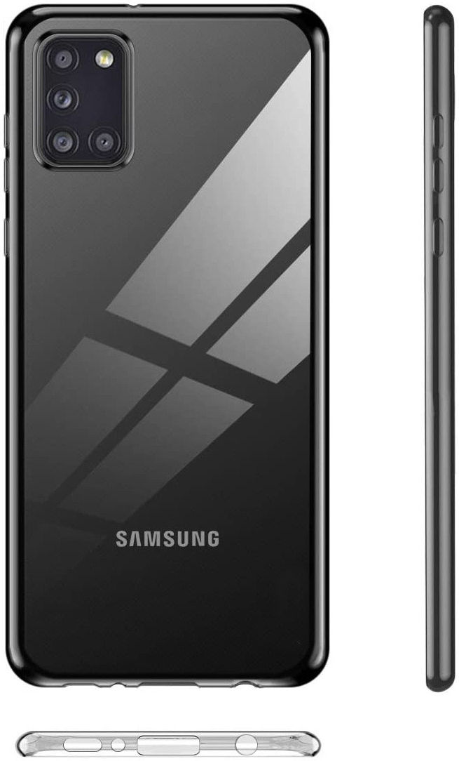 Samsung Galaxy A31 Hoesje Dun TPU Back Cover Transparant afbeelding 5