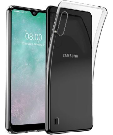 Samsung Galaxy A01 Hoesje Dun TPU Transparant Hoesjes