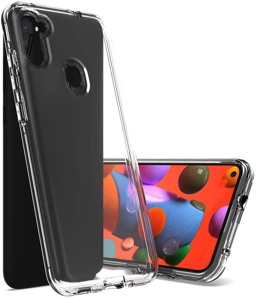 Samsung Galaxy A11 Hoesje Dun TPU Transparant afbeelding 1