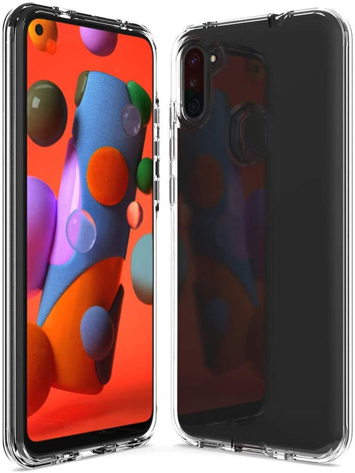 Samsung Galaxy A11 Hoesje Dun TPU Transparant afbeelding 2