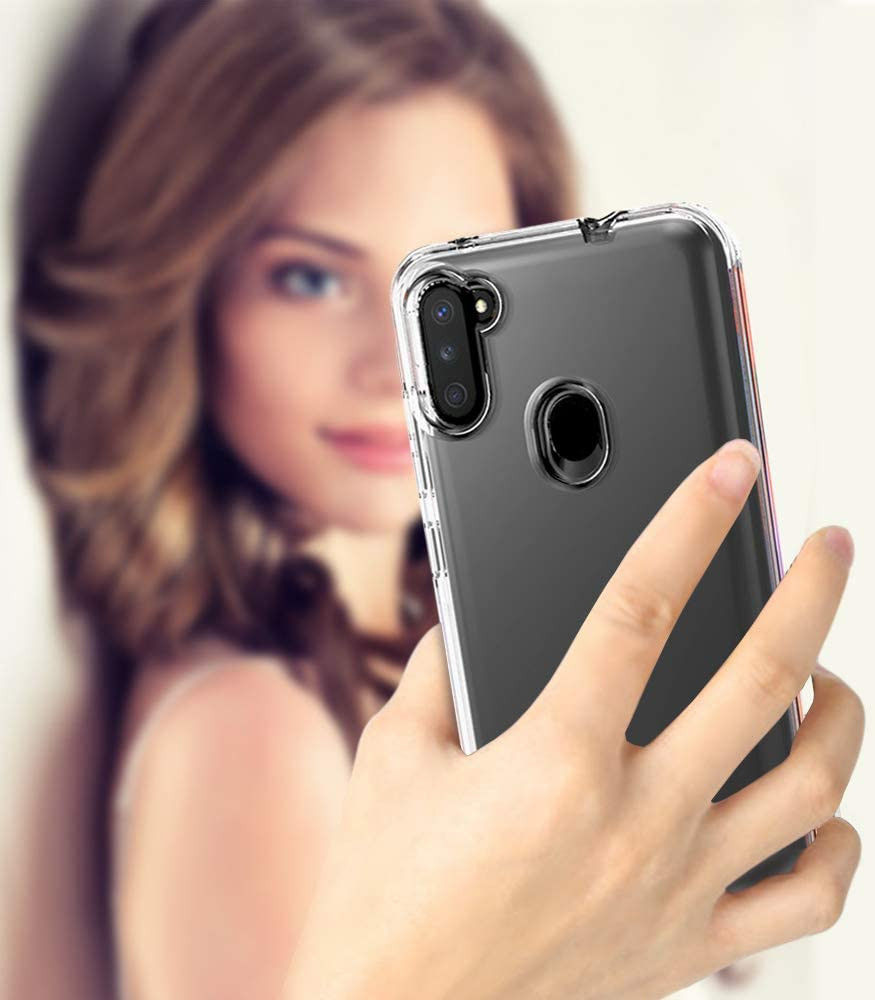 Samsung Galaxy A11 Hoesje Dun TPU Transparant afbeelding 4
