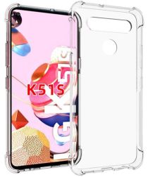 LG K51S Hoesje Schokbestendig en Dun TPU Transparant
