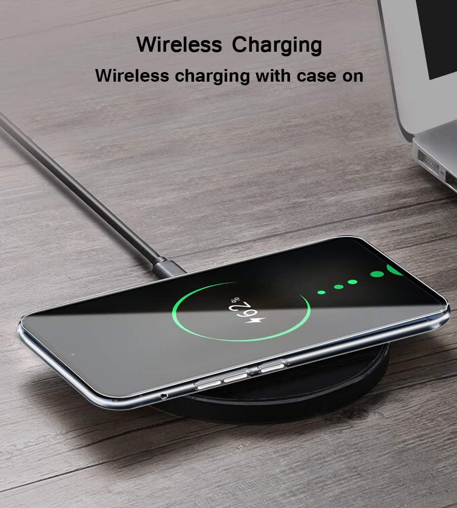 LG V60 ThinQ Hoesje Schokbestendig en Dun TPU Transparant afbeelding 8