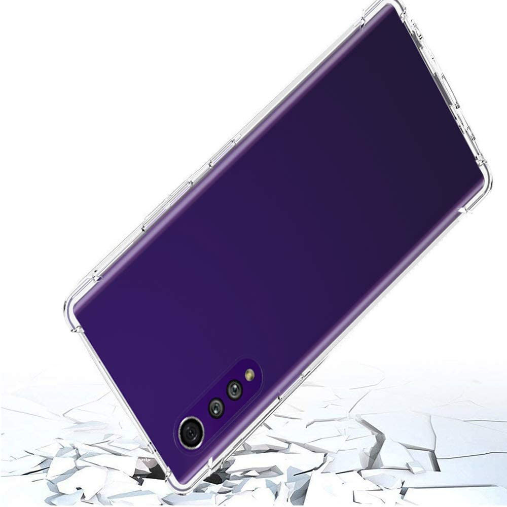 LG Velvet Hoesje Schokbestendig en Dun TPU Transparant afbeelding 5
