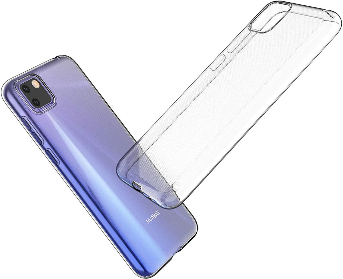 Huawei Y5P Hoesje Schokbestendig en Dun TPU Transparant afbeelding 7