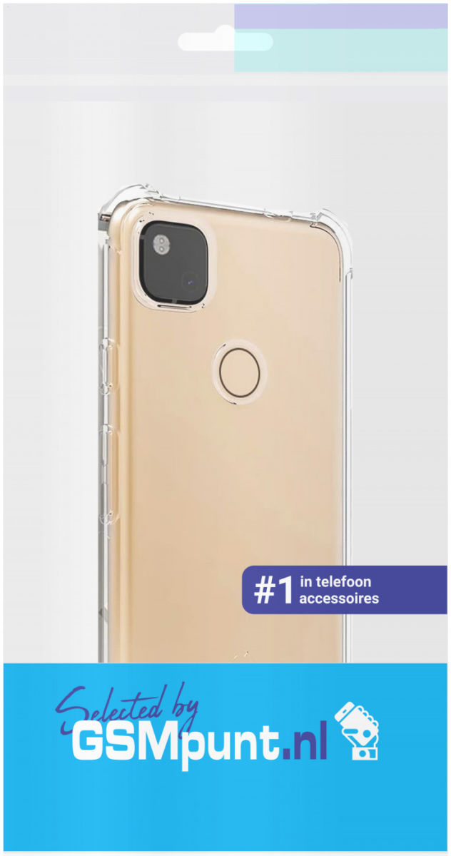 Google Pixel 4A Hoesje Schokbestendig en Dun TPU Transparant afbeelding 2