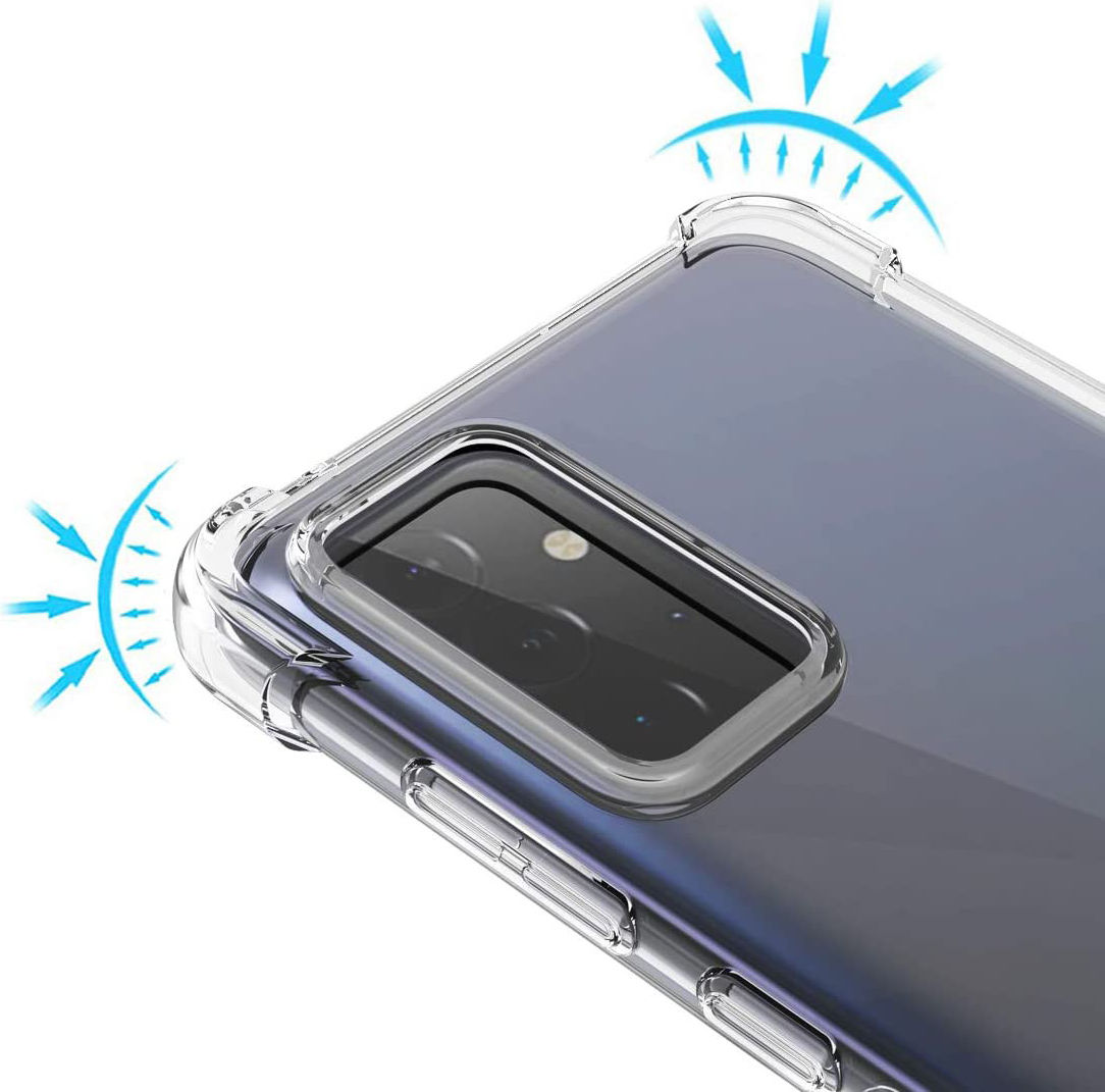 Oppo A52 / Oppo A72 Hoesje Schokbestendig en Dun TPU Transparant afbeelding 2