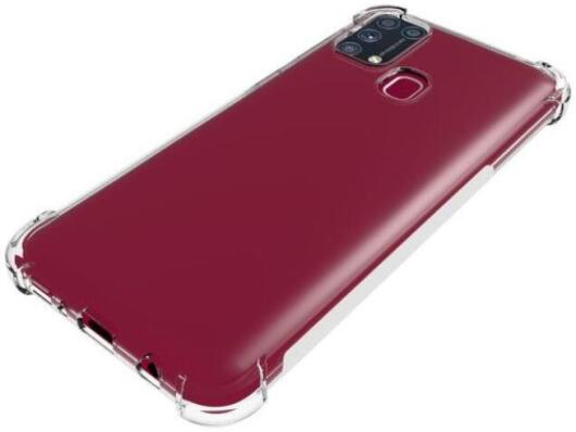 Samsung Galaxy M31 Hoesje Schokbestendig en Dun TPU Transparant afbeelding 6