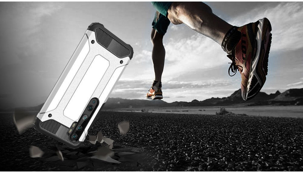 Motorola Edge Hoesje Shock Proof Hybride Backcover Zwart afbeelding 9