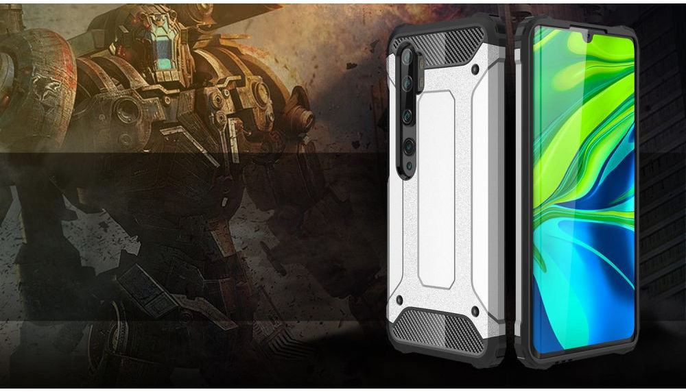 Motorola Edge Hoesje Shock Proof Hybride Backcover Donker Blauw afbeelding 10
