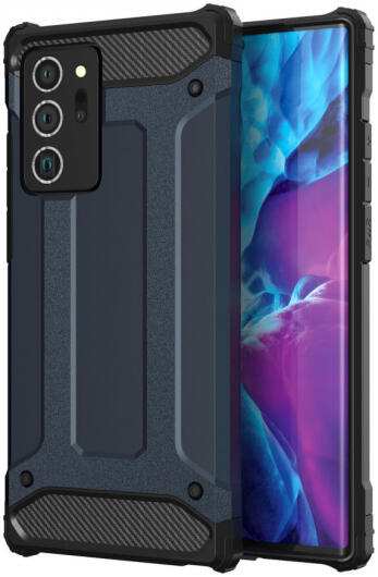 Samsung Galaxy Note 20 Ultra Hoesje Shock Proof Backcover Donker Blauw afbeelding 1