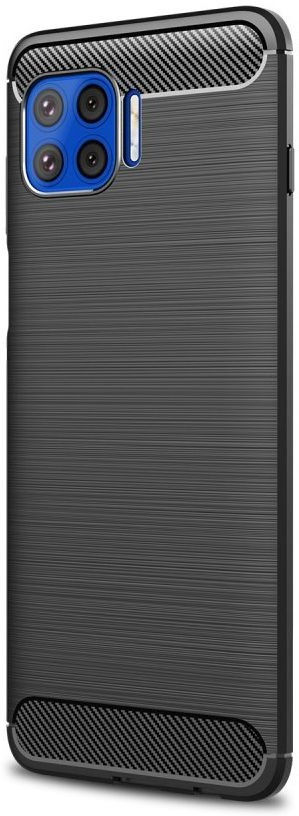 Motorola Moto G 5G Plus Hoesje Geborsteld TPU Back Cover Zwart afbeelding 1