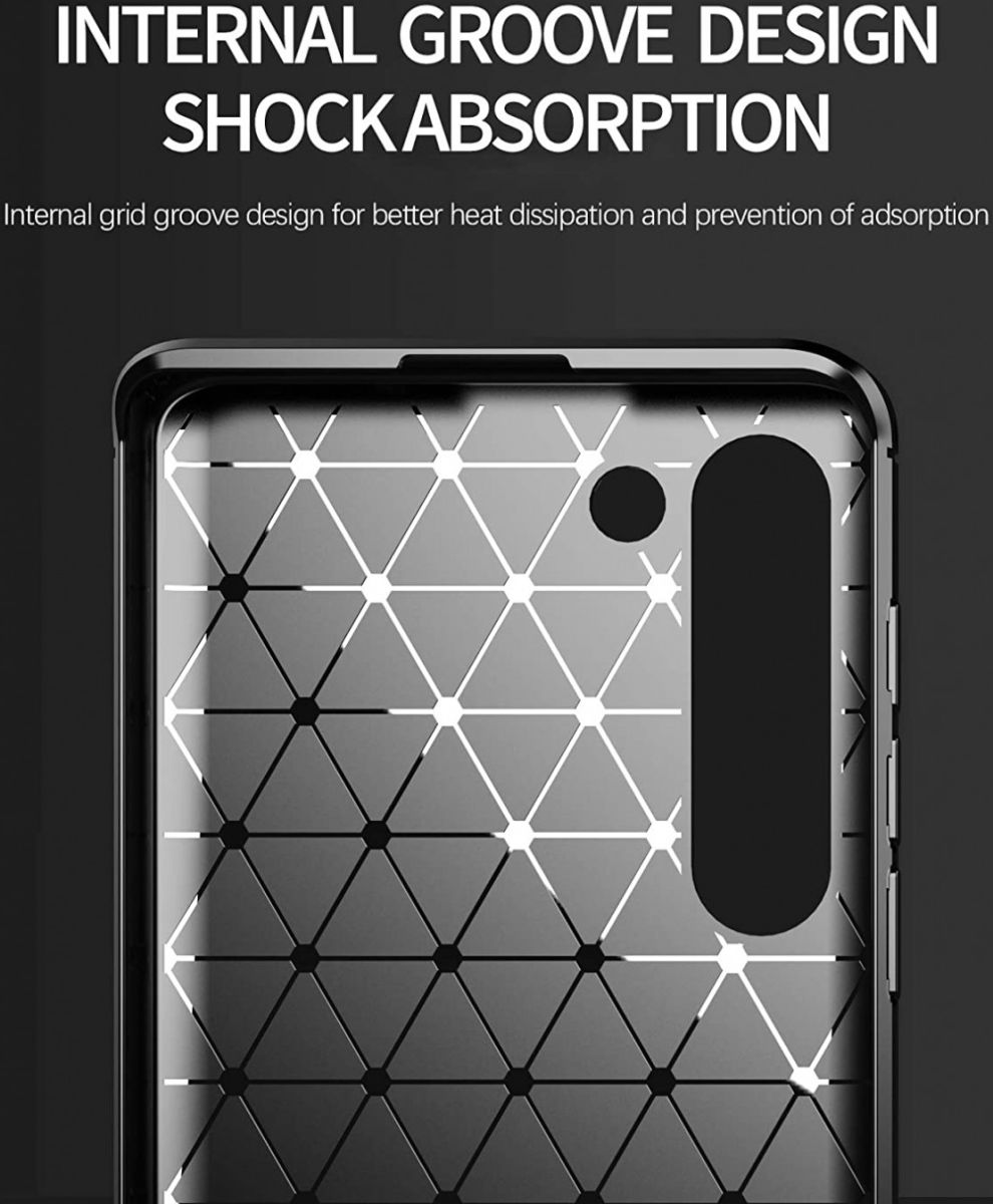 Motorola Edge Hoesje Geborsteld TPU Flexibel Zwart afbeelding 7