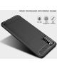 Xiaomi Redmi 9 Hoesje Geborsteld TPU Flexibel Zwart