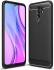 Xiaomi Redmi 9 Hoesje Geborsteld TPU Flexibel Zwart afbeelding 1
