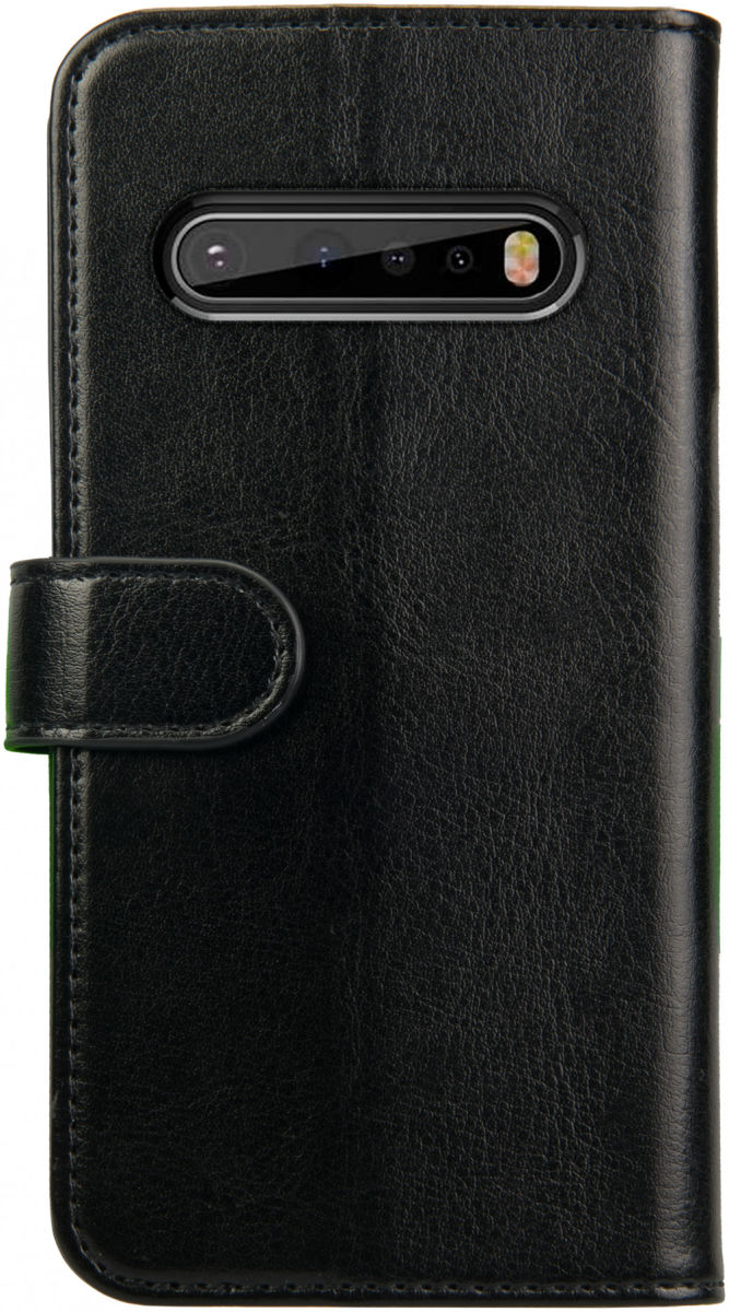 Rosso Element LG V60 ThinQ Hoesje Book Cover Wallet Case Zwart afbeelding 2