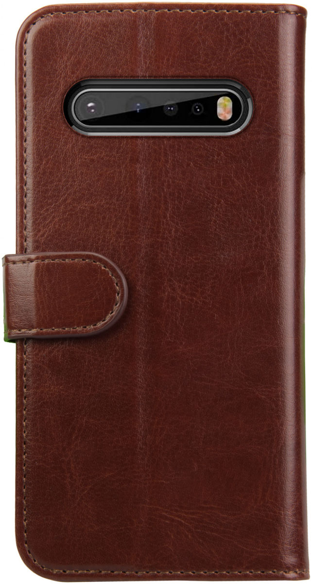Rosso Element LG V60 ThinQ Hoesje Book Cover Wallet Case Bruin afbeelding 5