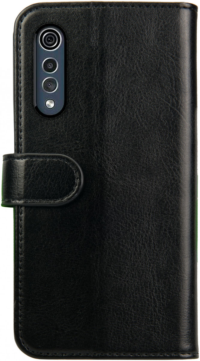 Rosso Element LG Velvet Hoesje Book Cover Wallet Case Zwart afbeelding 2