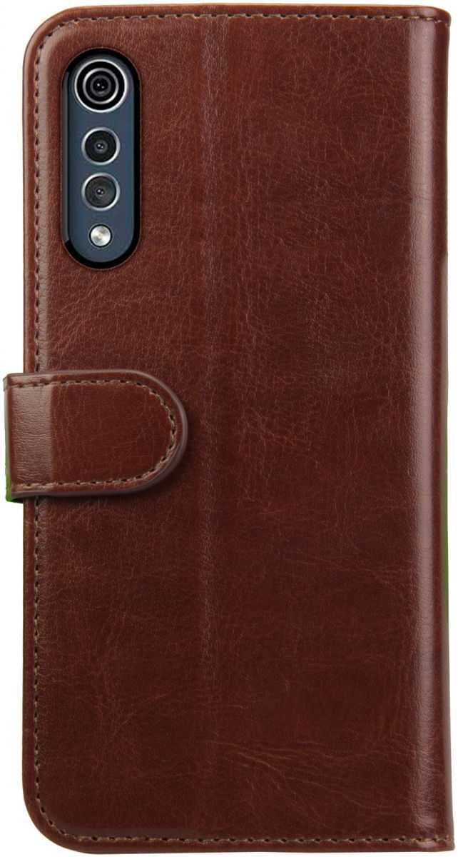 Rosso Element LG Velvet Hoesje Book Cover Wallet Case Bruin afbeelding 5