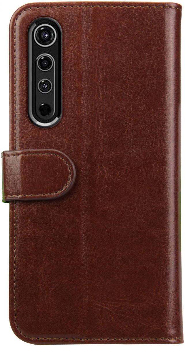 Rosso Element Motorola Edge Hoesje Book Cover Wallet Case Bruin afbeelding 2