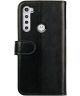 Rosso Element Motorola One Fusion Plus Hoesje Book Cover Case Zwart
