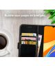 Rosso Element Xiaomi Redmi 9C Hoesje Book Cover Wallet Case Zwart